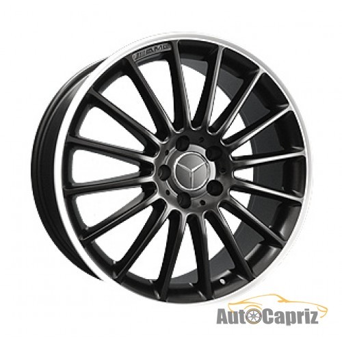 Диски Replica Mercedes MR724 MBLP R19 W8 PCD5x112 ET45 DIA66.6  